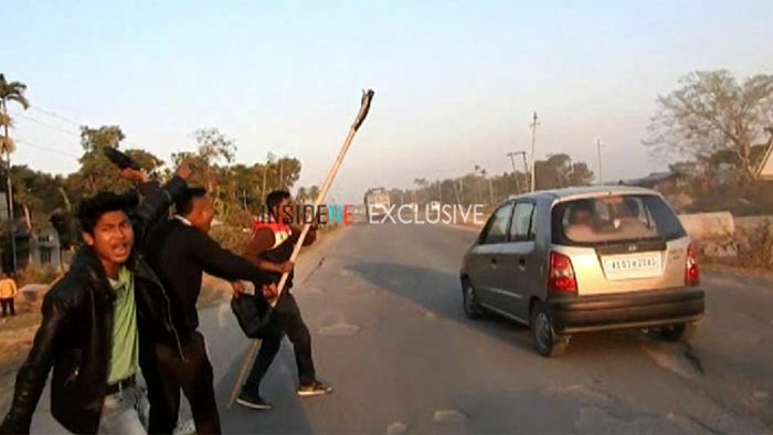 The pilgrims headed back home