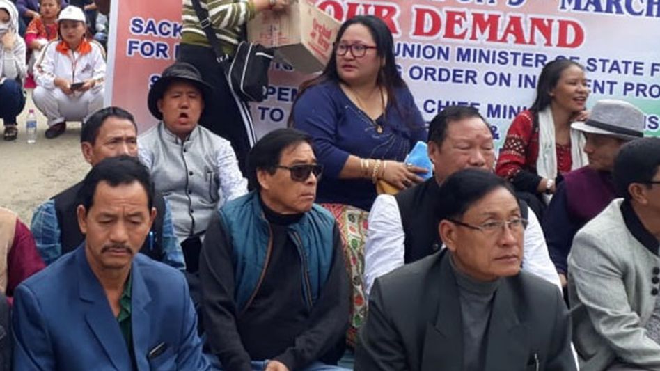 Post PRC-agitation, Ex-Arunachal CM Gegong Apang joins protest against BJP Post PRC-agitation, Ex-Arunachal CM Gegong Apang joins protest against BJP