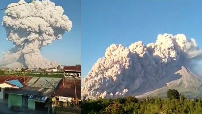 Mount Sinabung volcano