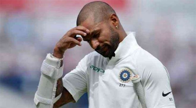 Shikhar Dhawan Ruled out of World Cup with Thumb Fracture