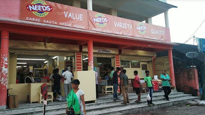 A scene from a Pasighat market