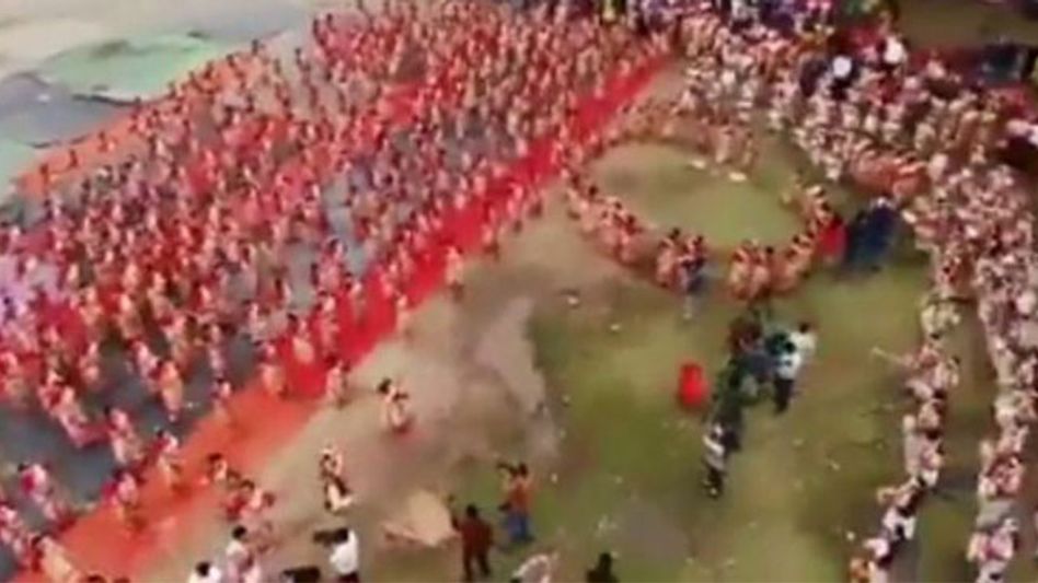 World record for largest Bihu performance set World record for largest Bihu performance set
