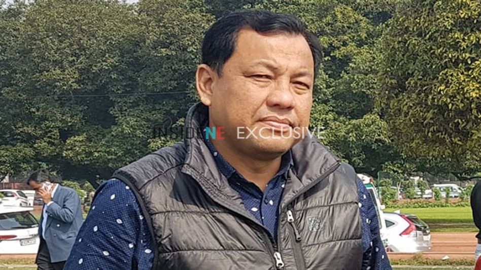 Dibrugarh Congress candidate Paban Singh Ghatowar casts his vote Dibrugarh Congress candidate Paban Singh Ghatowar casts his vote