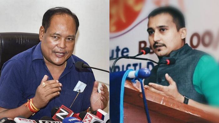 Assam Assembly speaker Biswajit Daimary made to apologize for speaking colloquial Assamese