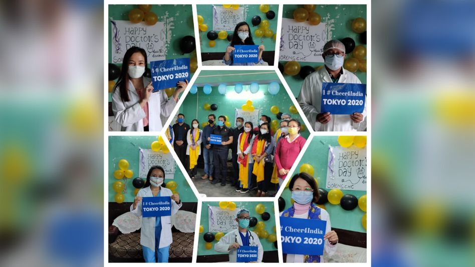Sikkim doctors observe Doctors' Day by cheering for Tokyo-bound athletes Sikkim doctors observe Doctors' Day by cheering for Tokyo-bound athletes