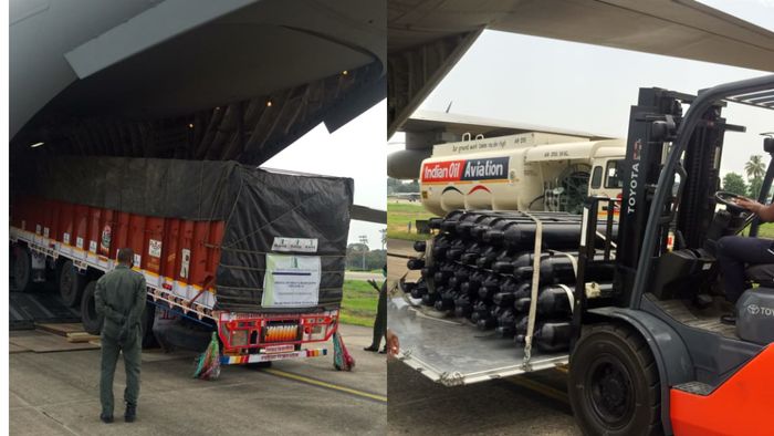 IAF airlifts oxygen supplies to Meghalaya