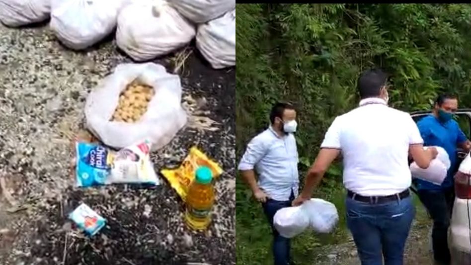 Sikkim BJP left red-faced after locals refuse 'meager' relief ration Sikkim BJP left red-faced after locals refuse 'meager' relief ration
