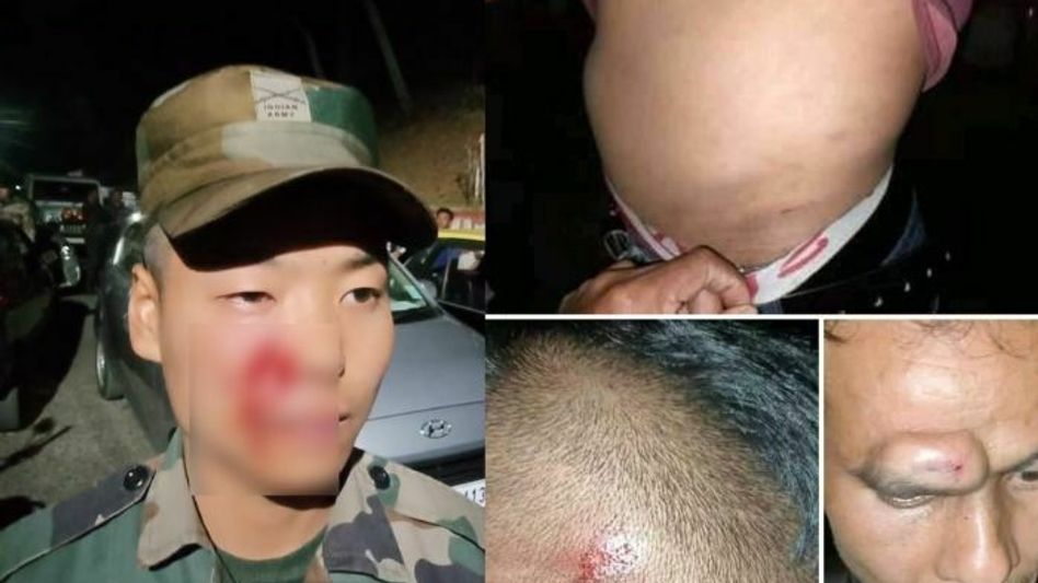 Several injured as civilians clash with army inside Shillong cantonment Several injured as civilians clash with army inside Shillong cantonment