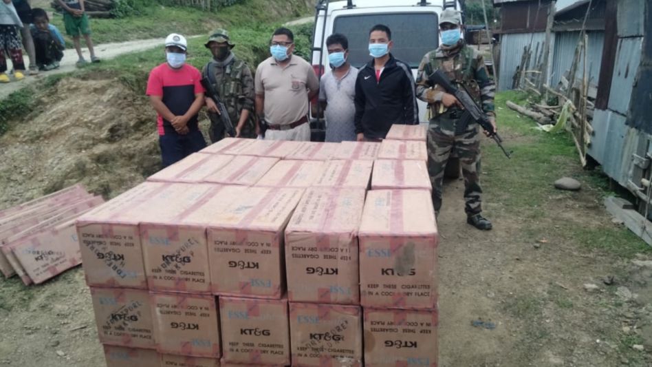 Mizoram: Security forces seize heroin and foreign cigarettes worth Rs 3.4 crores Mizoram: Security forces seize heroin and foreign cigarettes worth Rs 3.4 crores