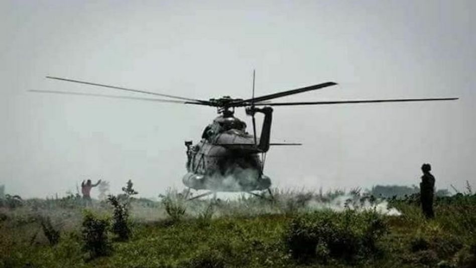 Myanmar: KIA shoots down junta military helicopter attacking their base Myanmar: KIA shoots down junta military helicopter attacking their base