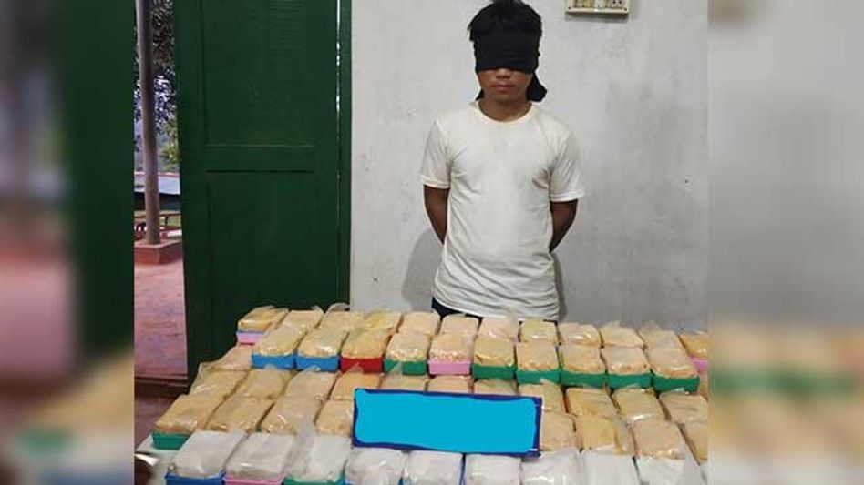Assam Rifles Seizes Heroin Worth Rs. 2.24 Cr in Manipur Assam Rifles Seizes Heroin Worth Rs. 2.24 Cr in Manipur