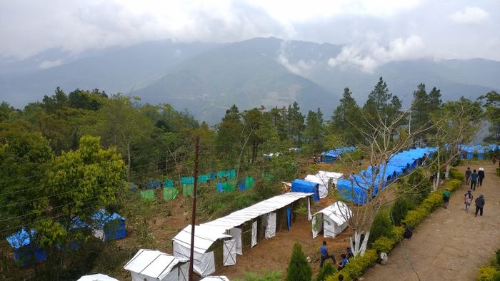 Nagaland: Phek town committee establishes creative huts as quarantine centres
