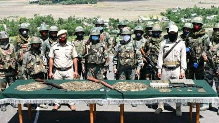 Assam Rifles recovers huge cache of arms, ammunition in Manipur