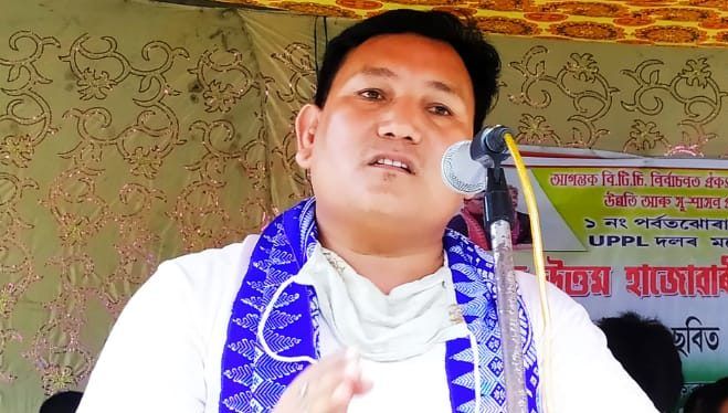 BPF chief Hagrama has politicised the BTR accord: UPPL president Pramod