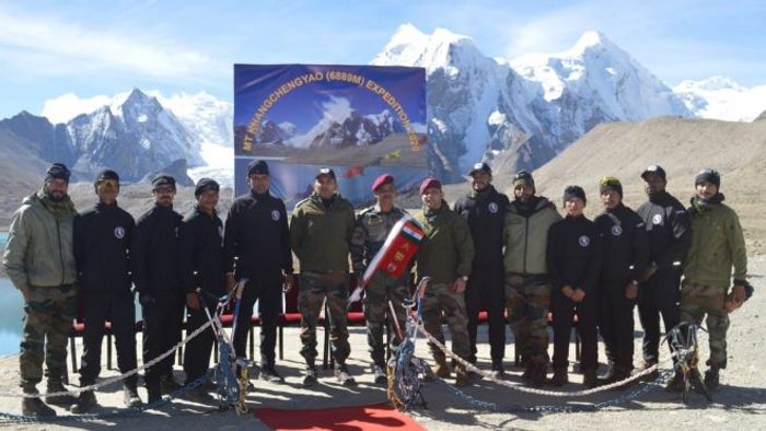 Sikkim: Mountaineering Expedition to Mount Khangchengyao undertaken by Soldiers