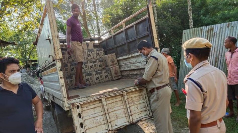 Assam: Huge consignment of Arunachali made IMFL liquors seized Assam: Huge consignment of Arunachali made IMFL liquors seized