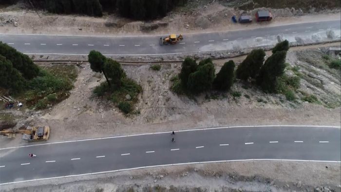 Rajnath Singh dedicates BRO Road to the Nation in East Sikkim