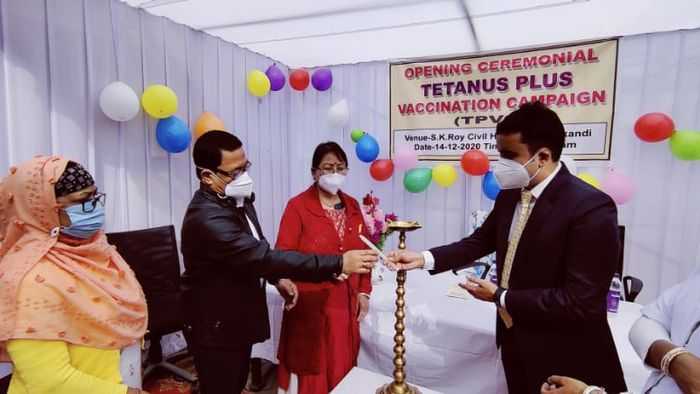 Assam: Tetanus Plus Vaccination campaign starts in Hailakandi