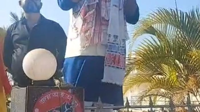 AJP President Lurin Jyoti Gogoi's felicitation near Saraighat marks return to regional roots