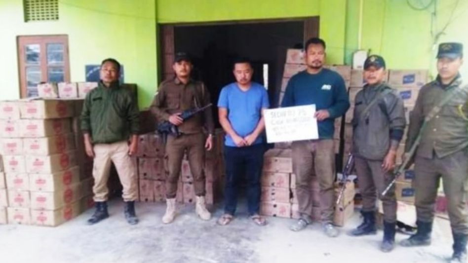 Kohima Police seizes 165 cases of assorted IMFL; 2 arrested Kohima Police seizes 165 cases of assorted IMFL; 2 arrested
