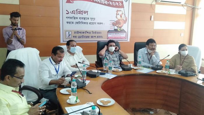 cast postal ballots in Hailakandi district