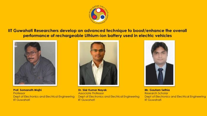 IITG researchers develops technology to estimate state of charge in battery