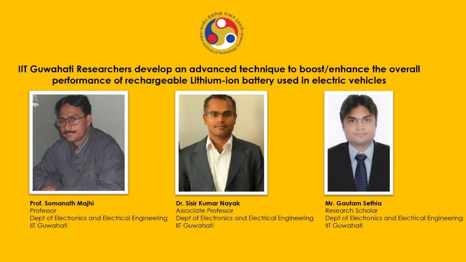 IITG researchers develops technology to estimate state of charge in battery IITG researchers develops technology to estimate state of charge in battery
