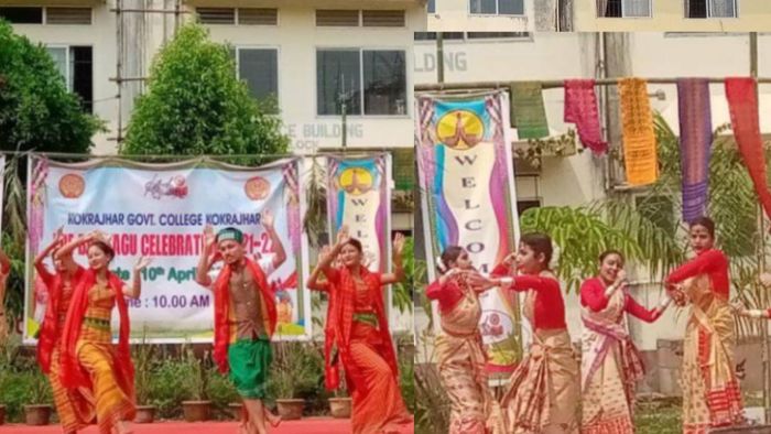 Kokrajhar Govt college celebrates pre-Bwisagu