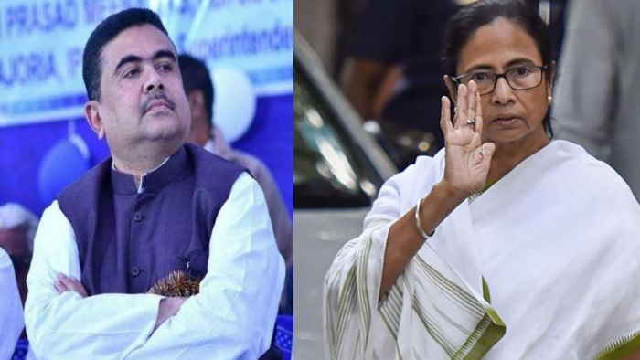 West Bengal chief minister Mamata Banerjee trails by over 8000 votes