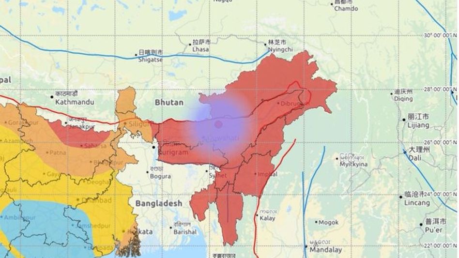 Earthquake measuring 3.5 magnitude hits Assam Earthquake measuring 3.5 magnitude hits Assam