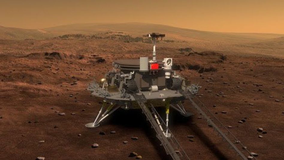 Uncrewed Chinese spacecraft lands on Mars, scriptes history Uncrewed Chinese spacecraft lands on Mars, scriptes history