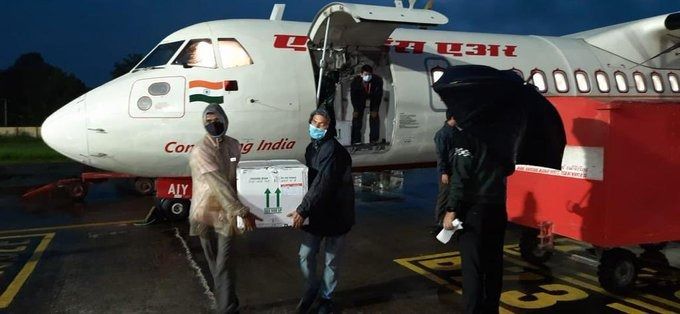 Arunachal recieves 86510 COVID vaccine