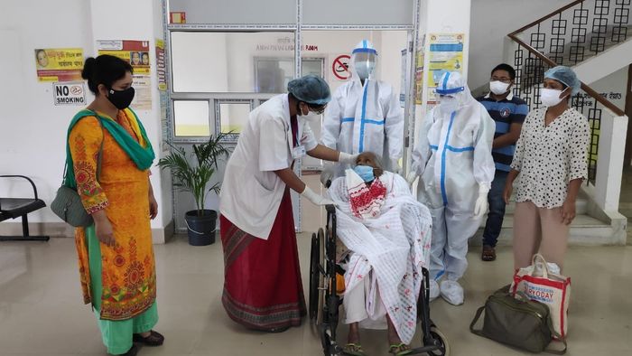 A 90 year old wins the battle against COVID-19 in Assam