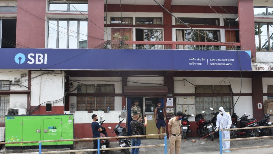 Sanitization Drive Conducted at Serchhip, Mizoram Sanitization Drive Conducted at Serchhip, Mizoram
