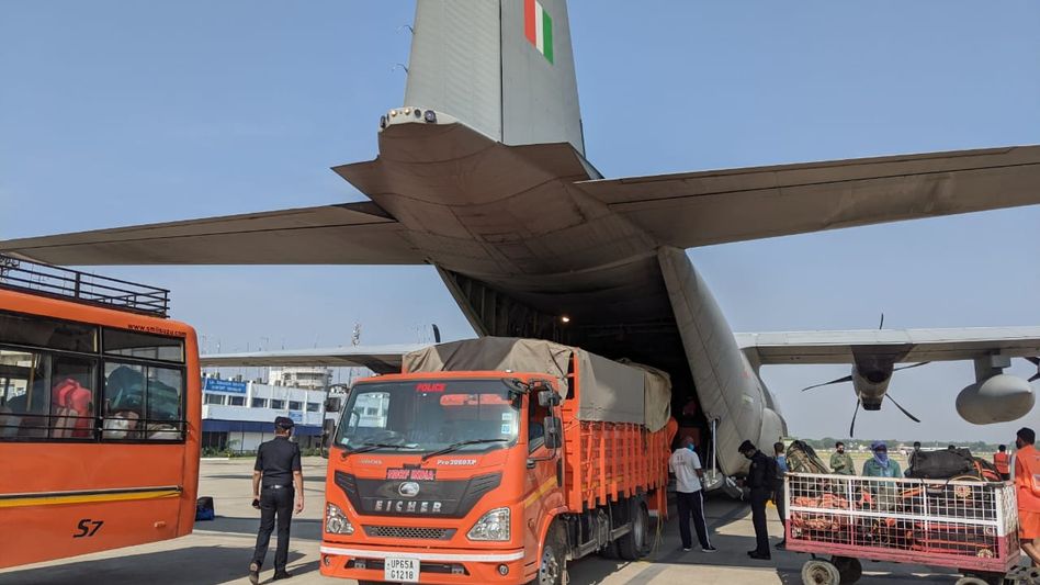 Indian Air force braces itself in preparation for Cyclone Yaas Indian Air force braces itself in preparation for Cyclone Yaas