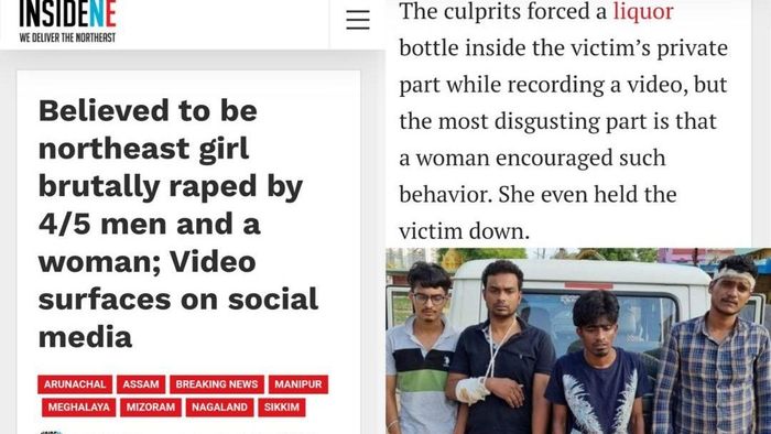 Bangladesh girl brutalised and raped by the 4 men