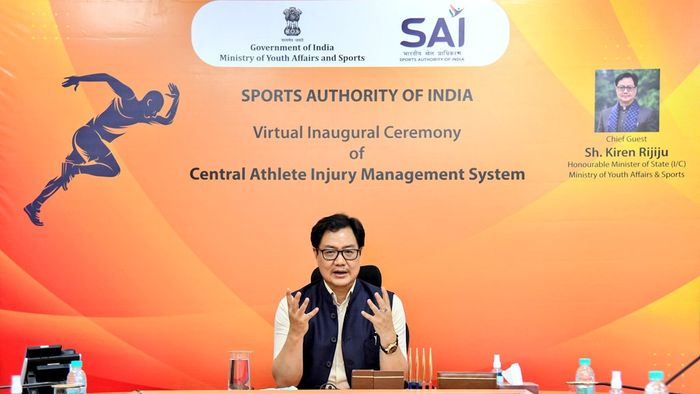 Kiren Rijiju launches Central Athlete Injury management system