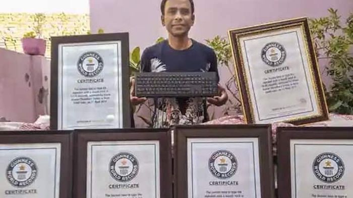 JNU Computer Operator Holds Nine Guinness World Records For Typing Skills