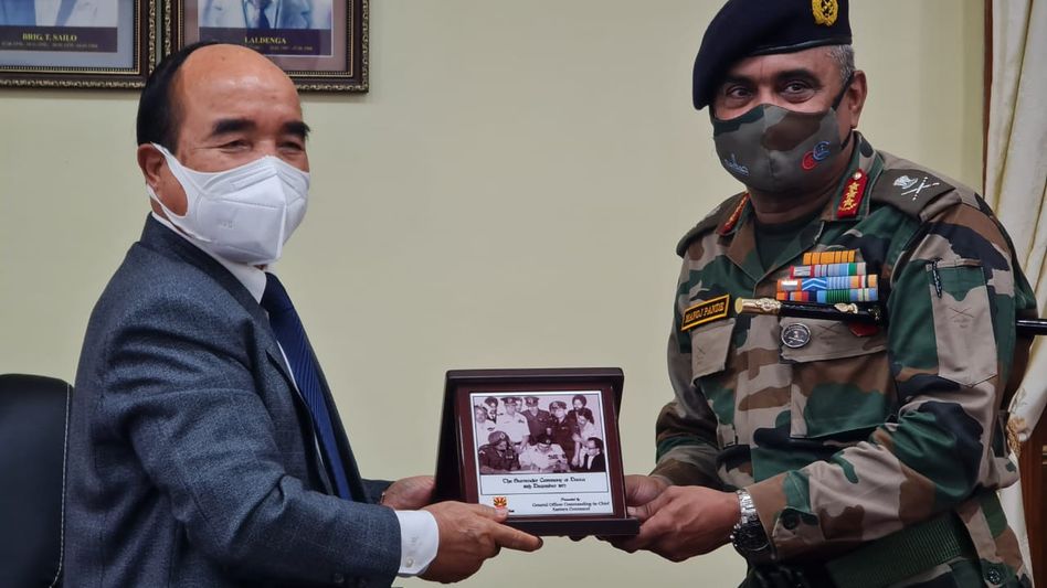 Mizoram CM, Governor discuss COVID and Myanmar issue with Eastern Army Commander Mizoram CM, Governor discuss COVID and Myanmar issue with Eastern Army Commander