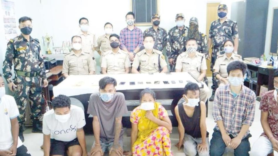 Arunachal Police apprehends female drug kingpin, 4 others Arunachal Police apprehends female drug kingpin, 4 others