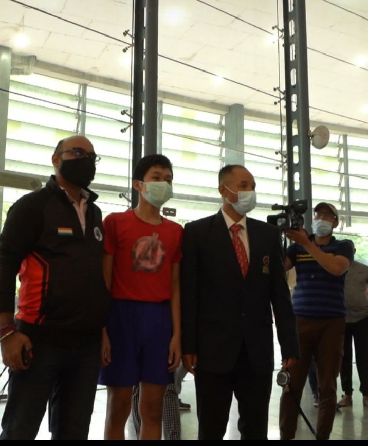 Manipuri boy Tiluck Keisam breaks World record of most cartwheels on roller skates in one minute Manipuri boy Tiluck Keisam breaks World record of most cartwheels on roller skates in one minute