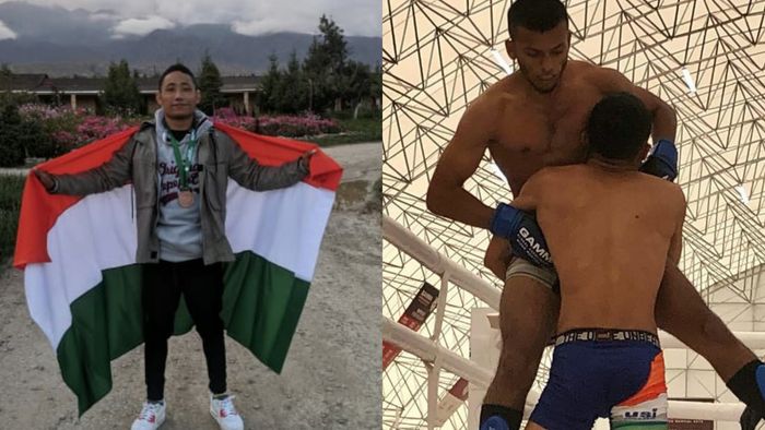 Arunachal's fighter Jowkhum Dili Singpho wins bronze medal for India at GAMMA Asain MMA championships
