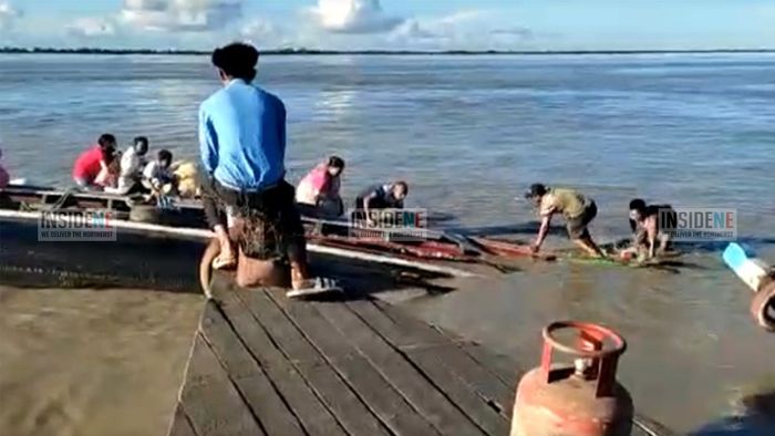Two ferries colides in Nimati ghat, Jorhat