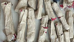 Assam Police recovers 13 bags of explosive substances from Garchuk Chariali, apprehends two Assam Police recovers 13 bags of explosive substances from Garchuk Chariali, apprehends two