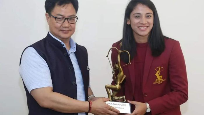 Smriti Mandhana becomes first Indian woman cricketer