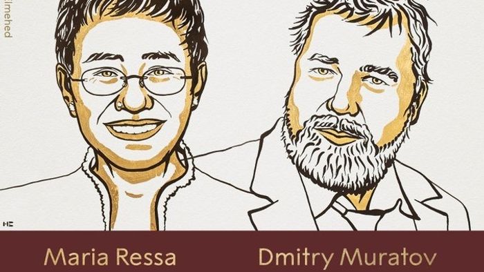 Journalists Maria Ressa, Dmitry Muratov awarded Nobel Peace Prize 2021