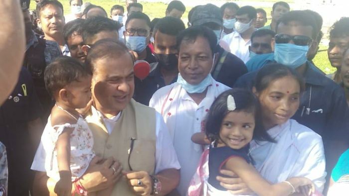 Assam CM campaigns for UPPL's by-poll candidate