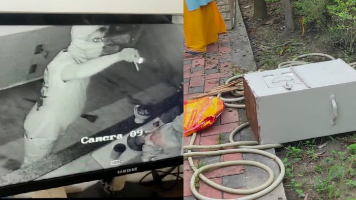 historic Dhubri Ganesh Akhara temple robbed