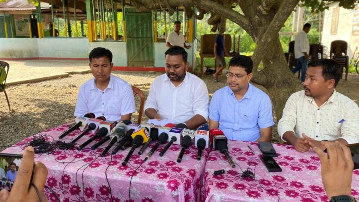 BTC EM Wilson Hasda addresses press meet to clarify fake allegations made by BPF member
