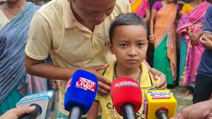 Assam: A eight-year-old boy asks help from Assam’s CM for treatment